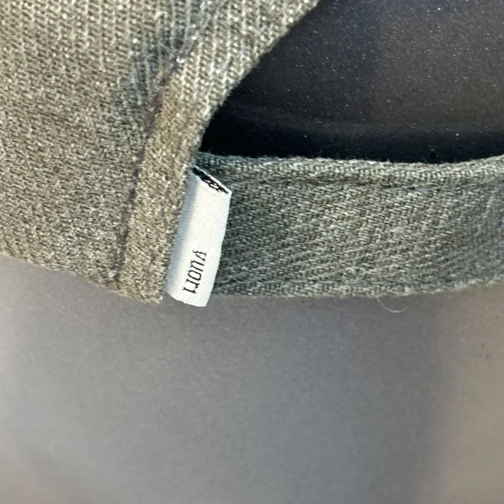 Vuori Ball Cap Unisex BackStrap  Army‎ Green Logo Embroidered Tags Travel Hike